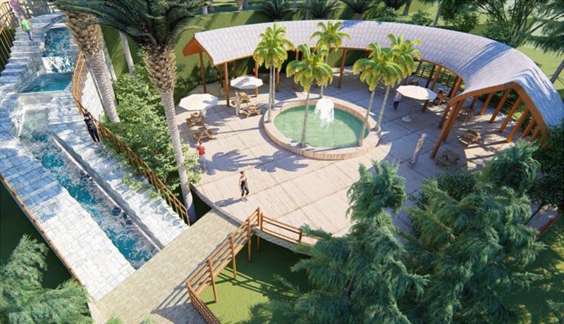 Con đường nước dự án Ivory Villas & Resort Lương Sơn – Hòa Bình