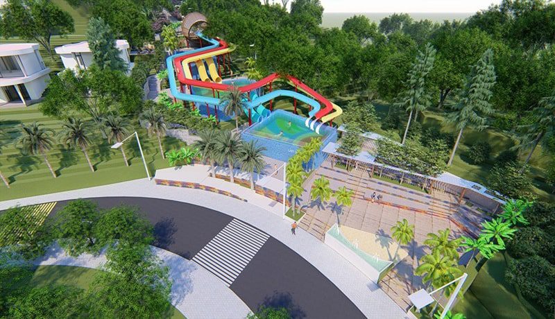 Công viên nước dự án Ivory Villas & Resort Lương Sơn – Hòa Bình