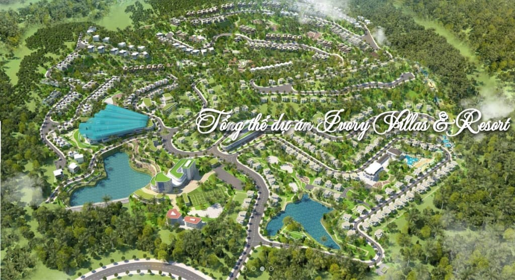 Phối cảnh dự án Ivory Villas & Resort Lương Sơn – Hòa Bình