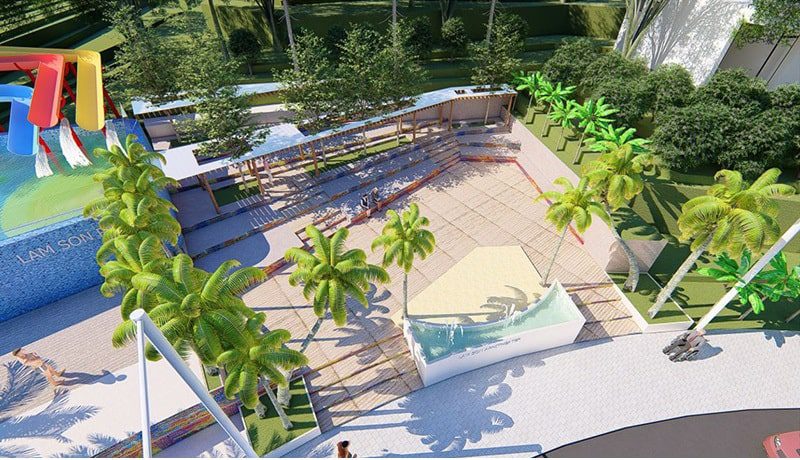 Quảng trường gió dự án Ivory Villas & Resort Lương Sơn – Hòa Bình