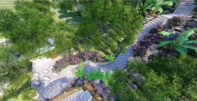 Tuyến đường dạo bộ dự án Ivory Villas & Resort Lương Sơn – Hòa Bình